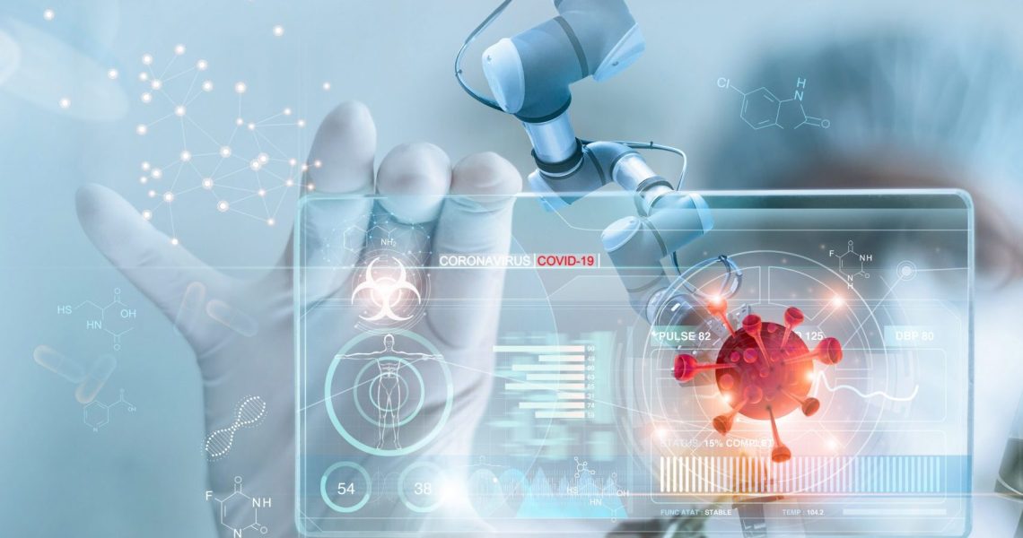Medicine,Doctor,And,Robotics,Research,And,Analysis.,Diagnose,Checking,Coronavirus