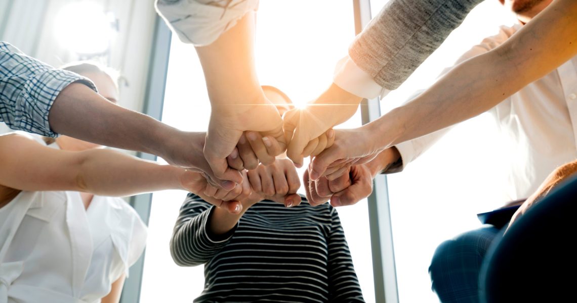 Close,Up,Top,View,Of,Young,And,Freshness,Energy,Business