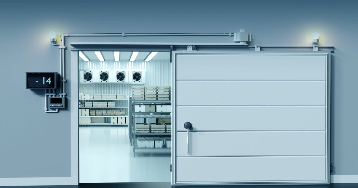 Refrigeration,Chamber,For,Food,Storage..