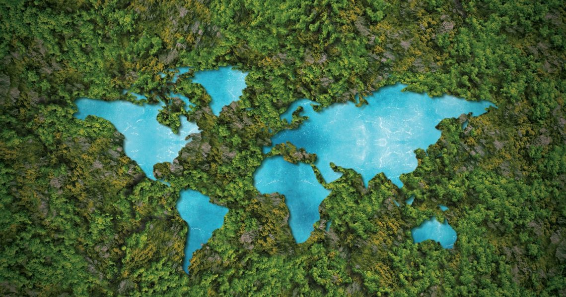 Green,World,Map-,3d,Tree,Or,Forest,Shape,Of,World