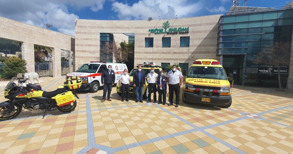 אמבולנס טיפול נמרץ במועצה מקומית שלומי
