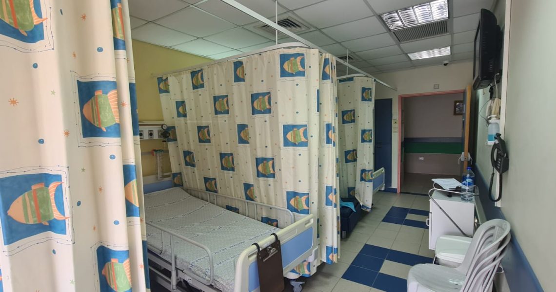 מחלקת קורונה ילדים ביהח הצרפתי- צילום דוברות ביהח הצרפתי