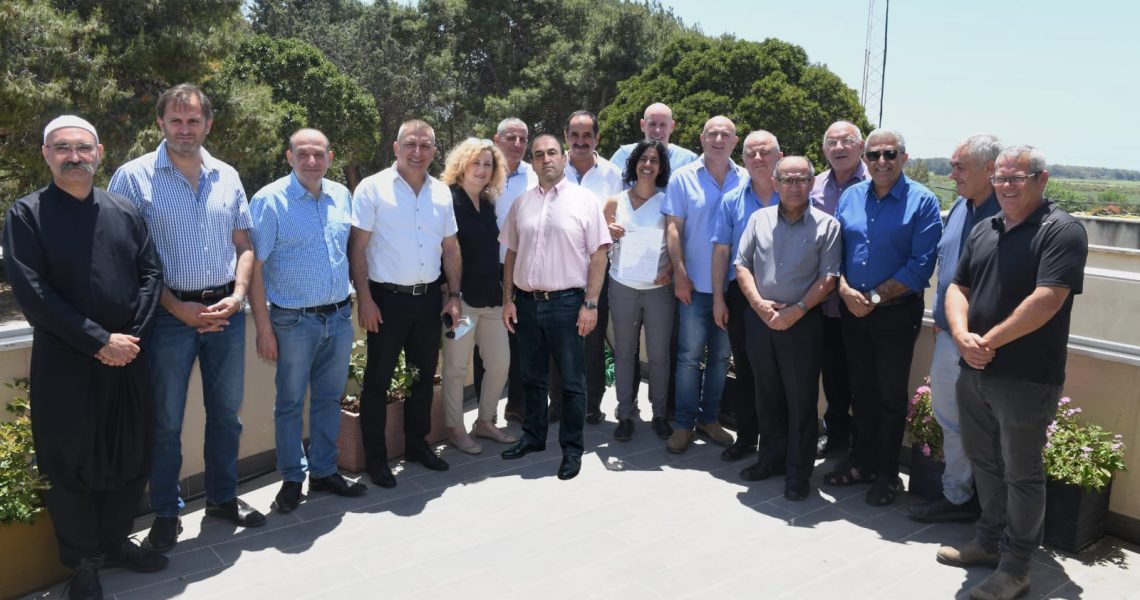 ראשי ערים יבודים וערבים בכינוס בזמן מבצע שומר חומות מאי 2021